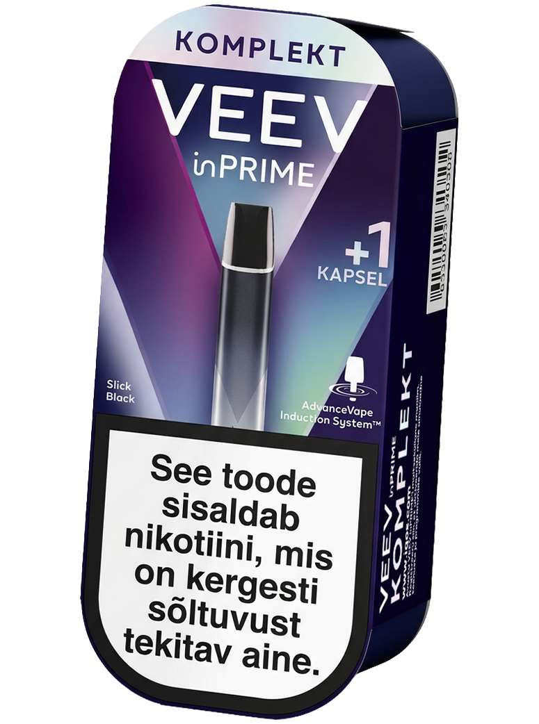 VEEV inPRIME e-sigareti seade ja kapsel