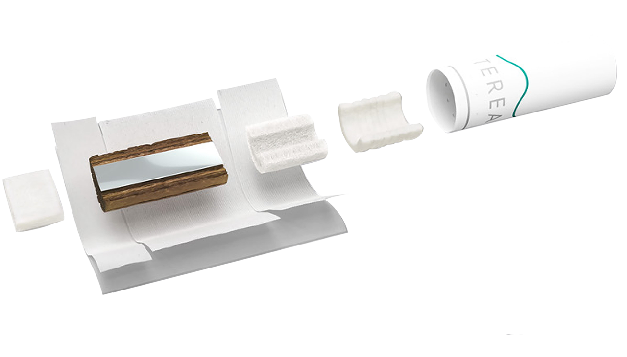 Разрезанный табачный стишок TEREA.