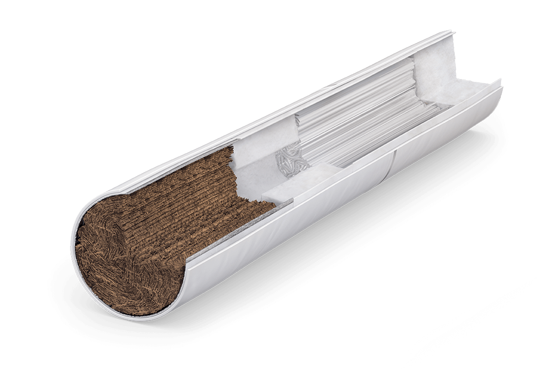 Разрезанный табачный стишок HEETS.